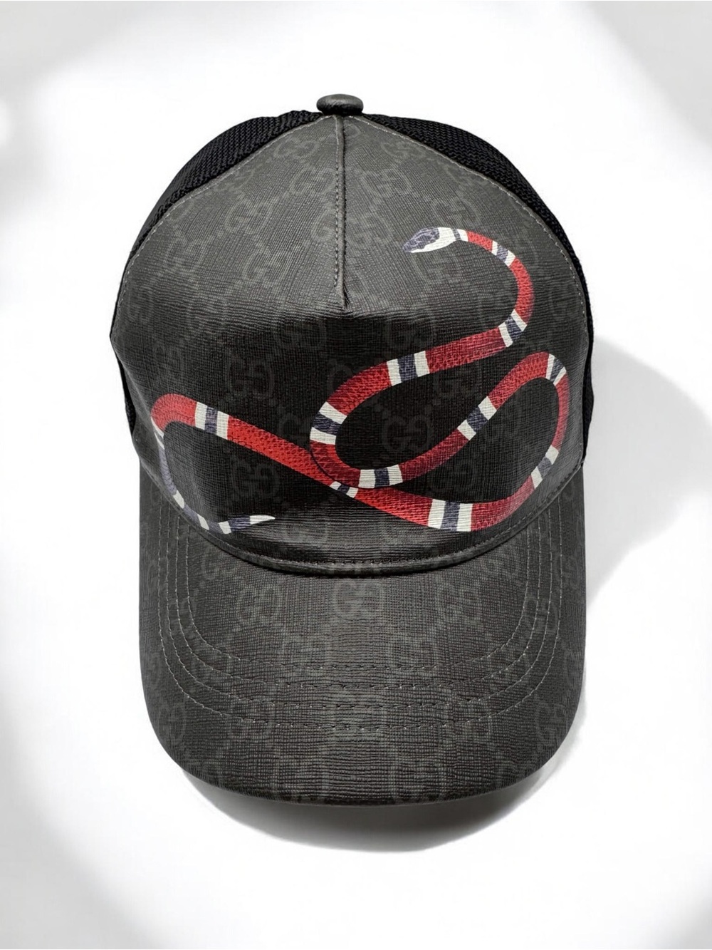 Gucci Kingsnake Print GG Baseball Hat